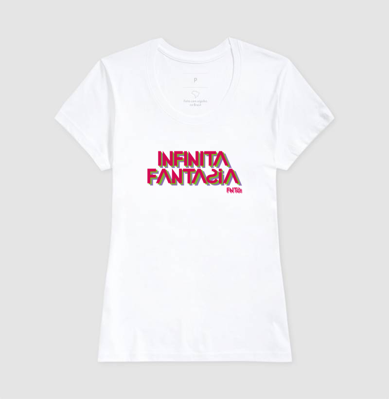 T-SHIRT "INFINITA FANTASIA" / LETTERING GRANDE