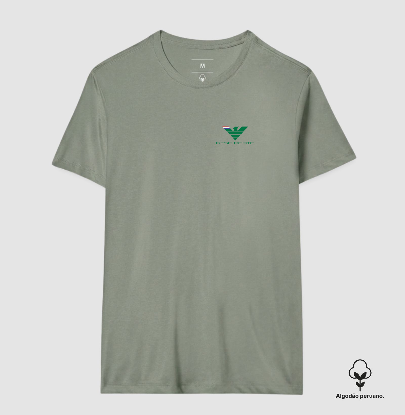RISE AGAIN é uma estampa que simboliza força, superação e recomeços. Seu design geométrico moderno em tons de verde cria um visual elegante e cheio de personalidade. Ideal para quem acredita que sempre é possível se reinventar e seguir mais forte do que antes. 💚✨  "Levante-se. Evolua. Rise Again." - Imagem 8
