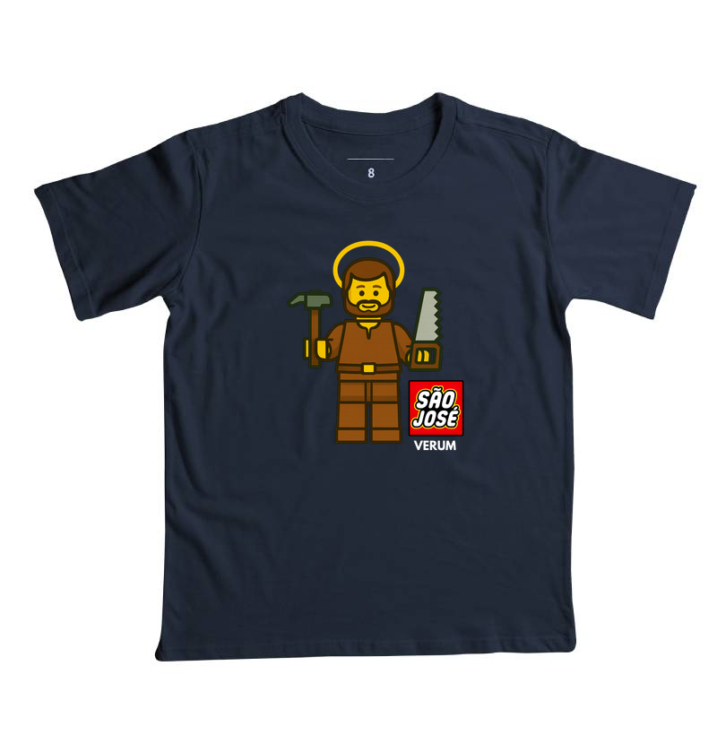 Camiseta São Josego – São José Carpinteiro | Camiseta Católica Infantil - Imagem 4