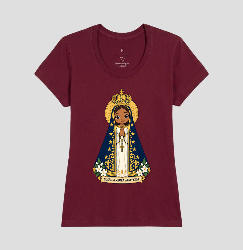 Nossa Senhora Aparecida estilo chibi - Imagem 15