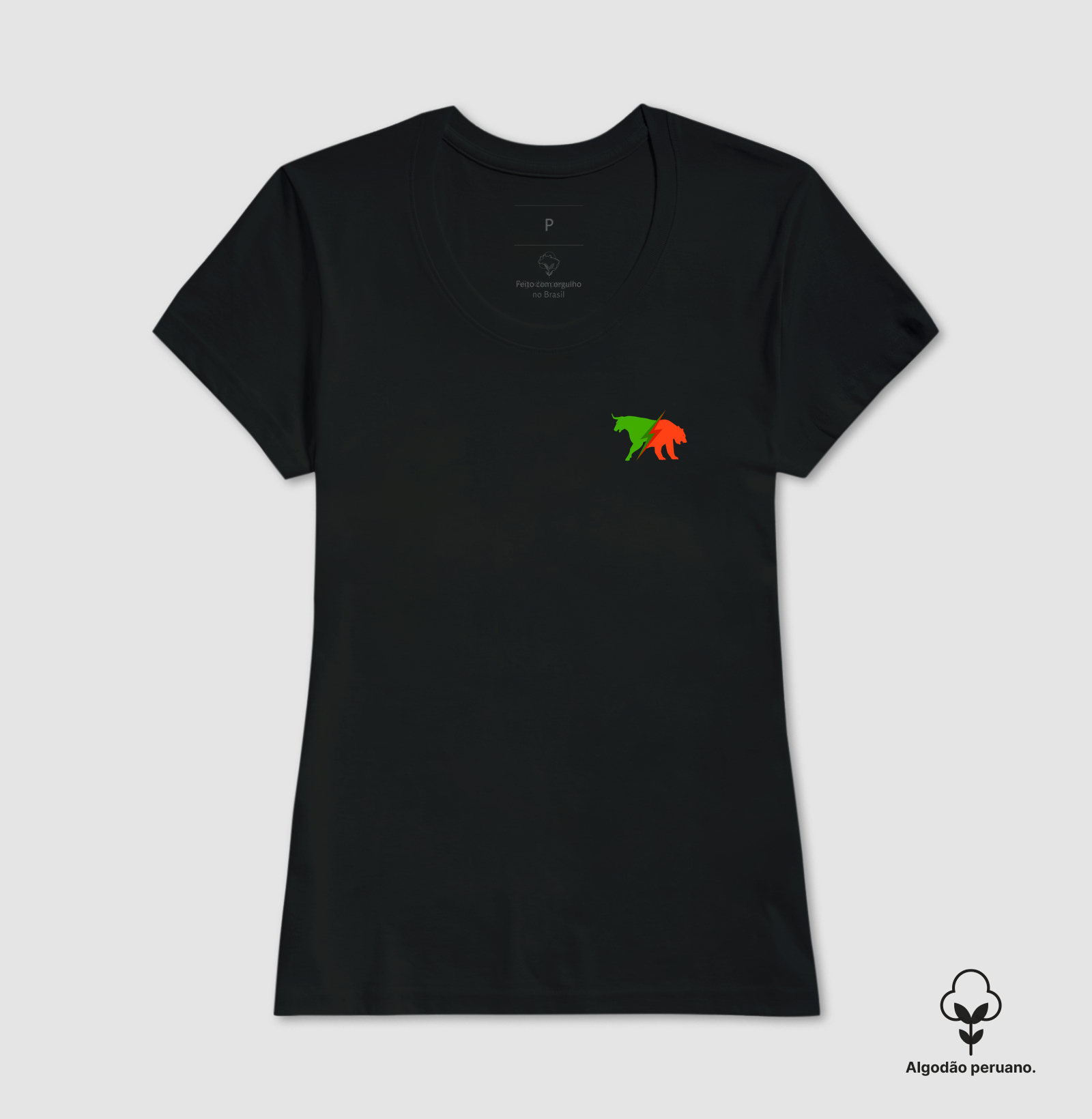 Camiseta Trader Bull vs Bear Algodão Peruano - Imagem 6