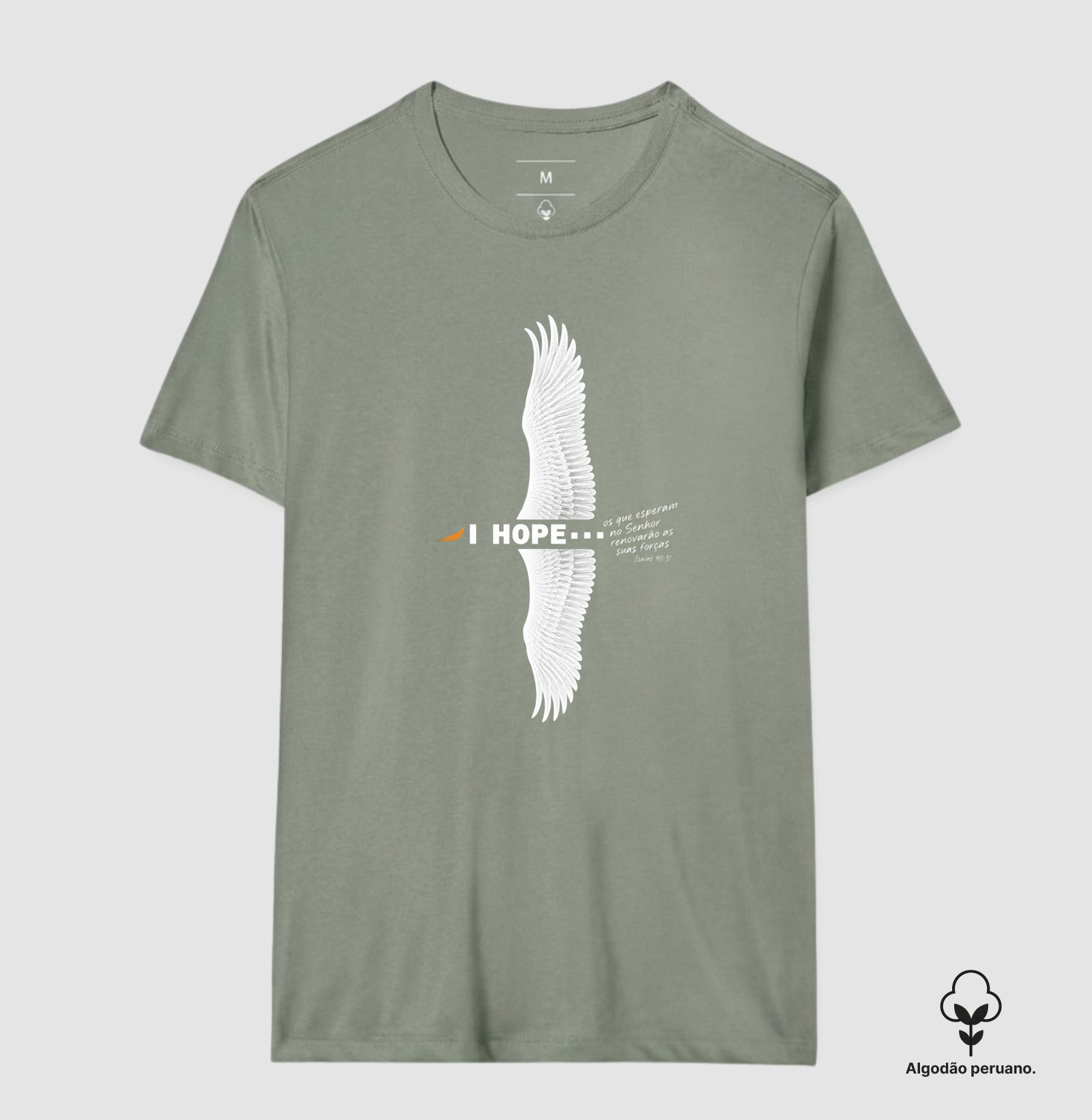 Camiseta Esperança que Renova - Algodão Peruano - Imagem 4