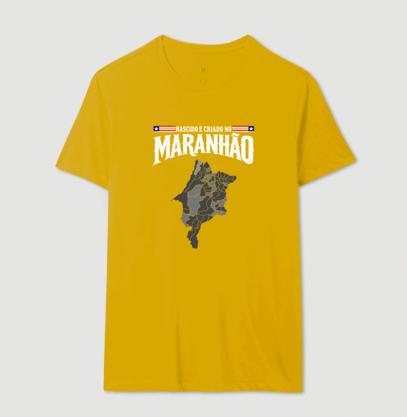 Camiseta Nascido e Criado no Maranhão (premium) - Imagem 10