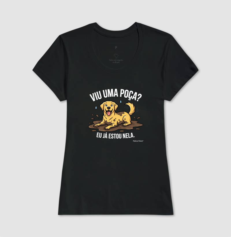 CAMISETA LABRADOR POÇA - Imagem 3