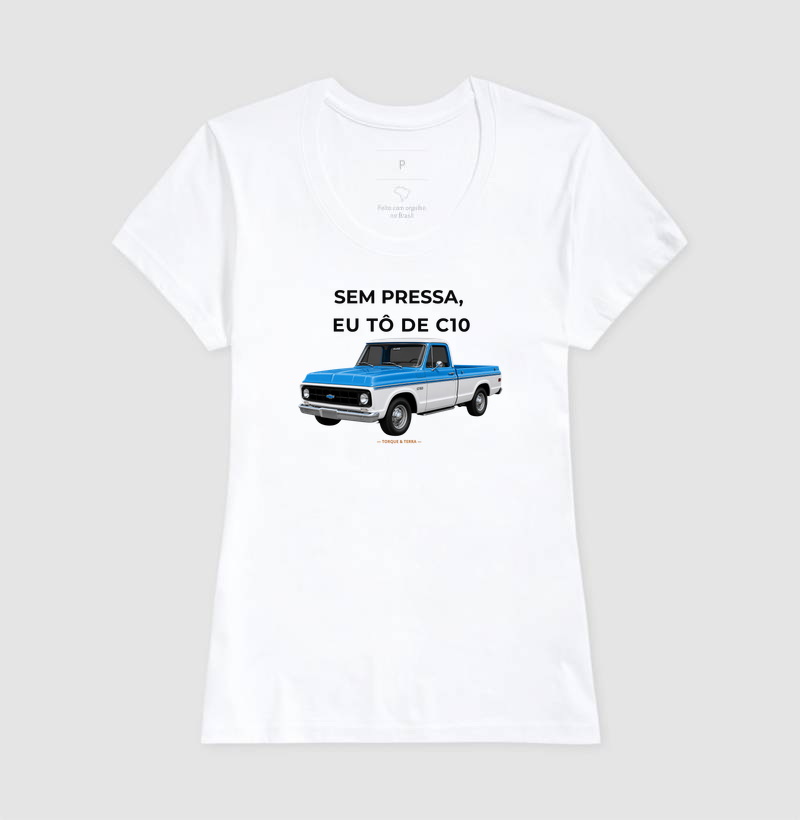 Sem pressa, eu tô de C10 - azul e branca - Imagem 5