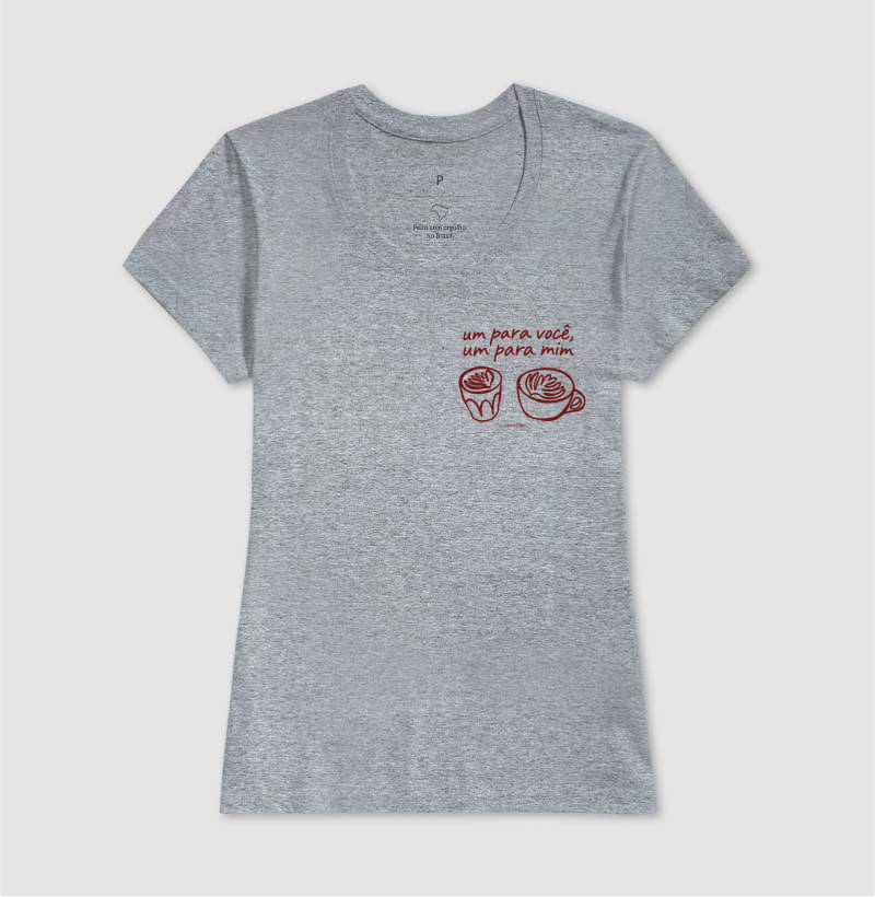 Camiseta Um Para Você, Um Para Mim - Imagem 9