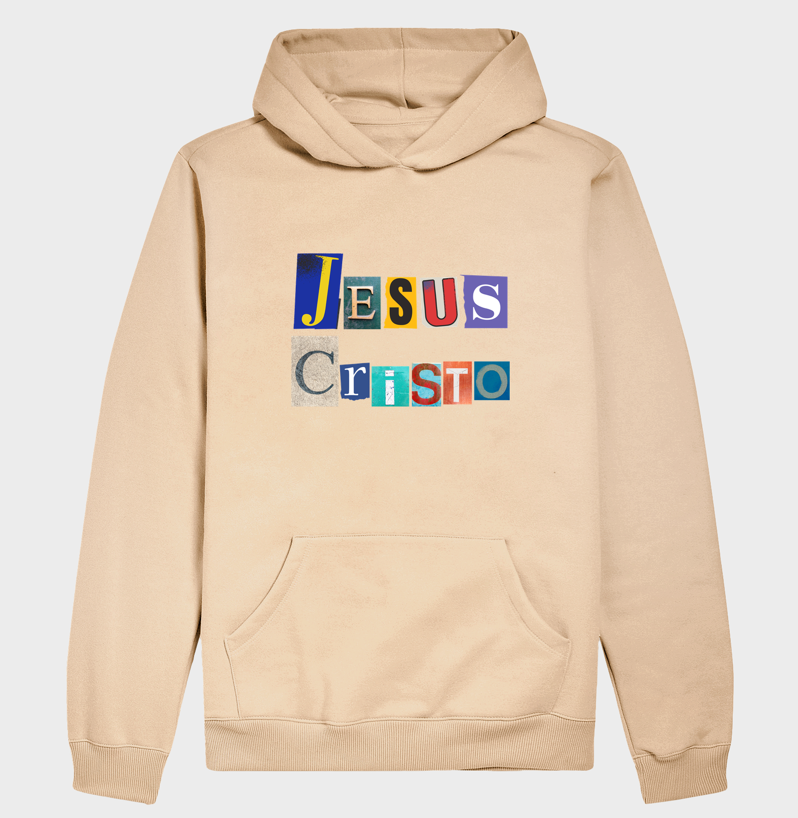 Hoodie Moletom Cristão Jesus Cristo Colagem - Imagem 5
