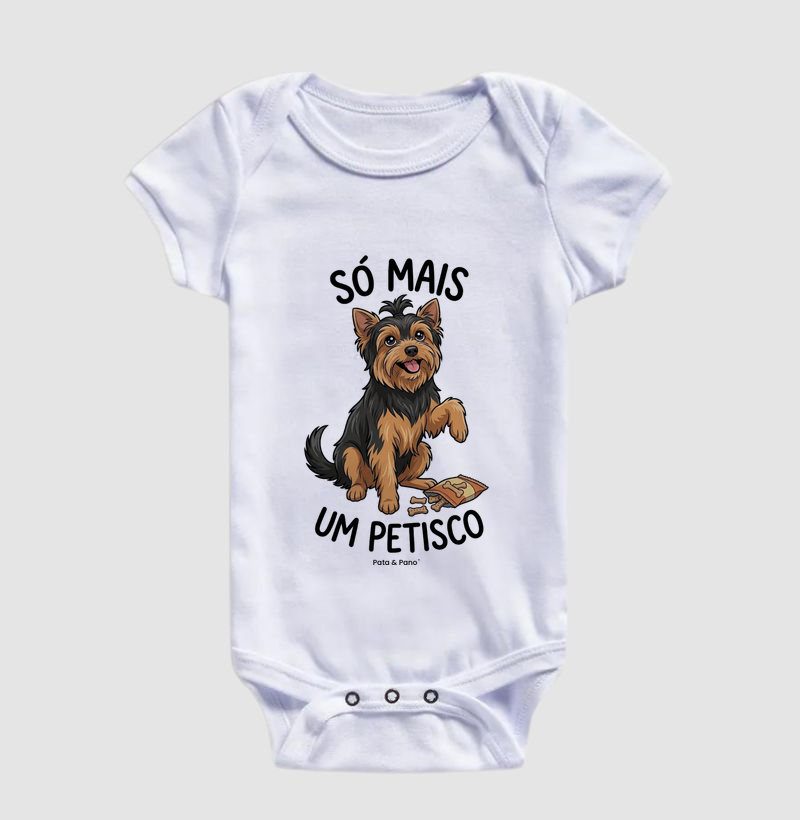 BODY BEBÊ YORKSHIRE PETISCO - Imagem 3