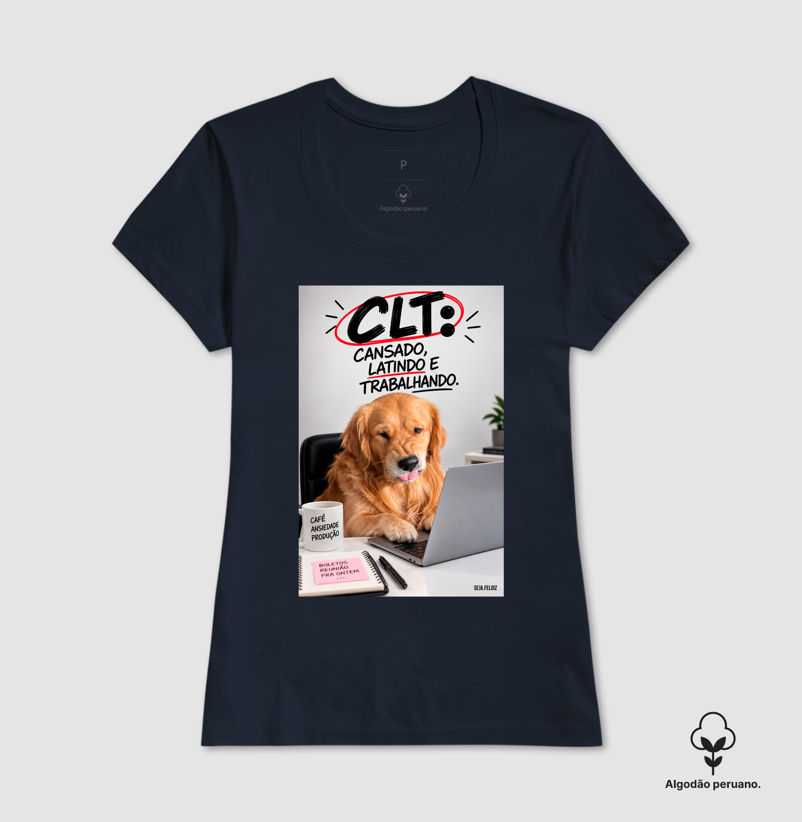 🐶💻 CLT — Cansado, Latindo e Trabalhando! | Golden Retriever Edition ☕🐾 - Imagem 7
