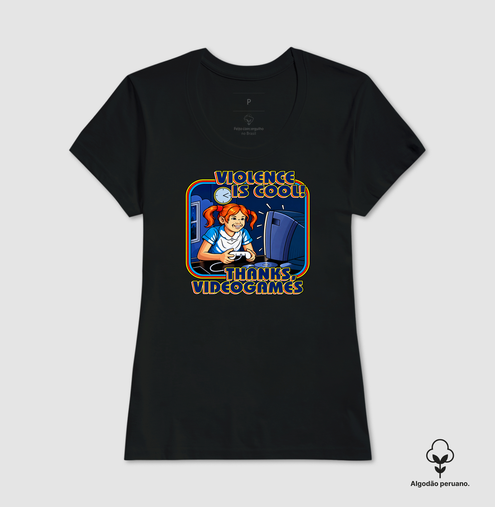 Camiseta Algodão Peruano "GTA 6 Thanks Video Games" - Imagem 5