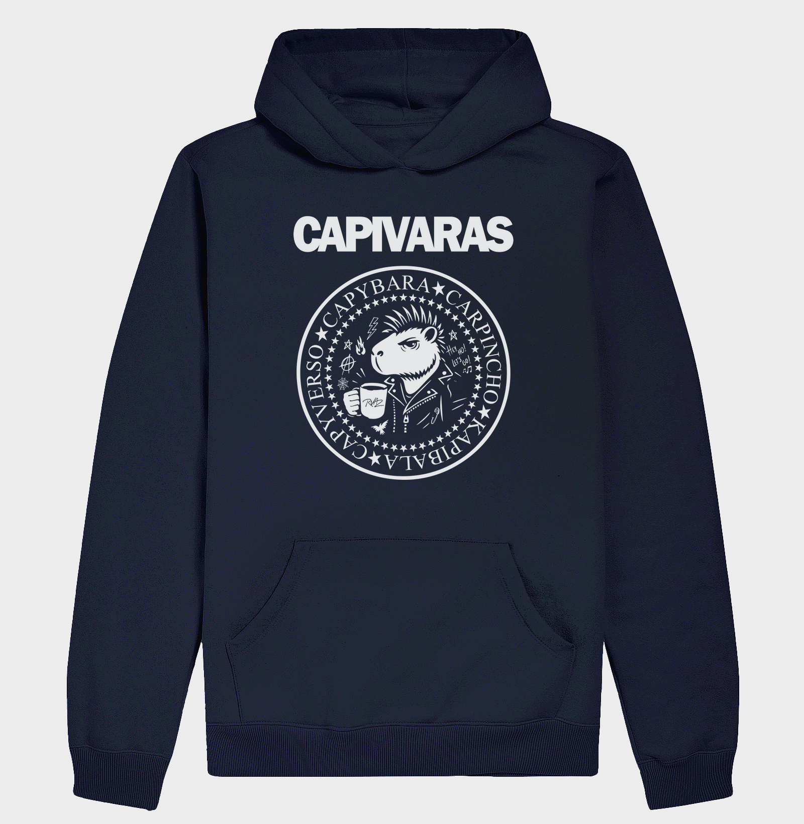 Camiseta Capivara Punk Rock - Imagem 4