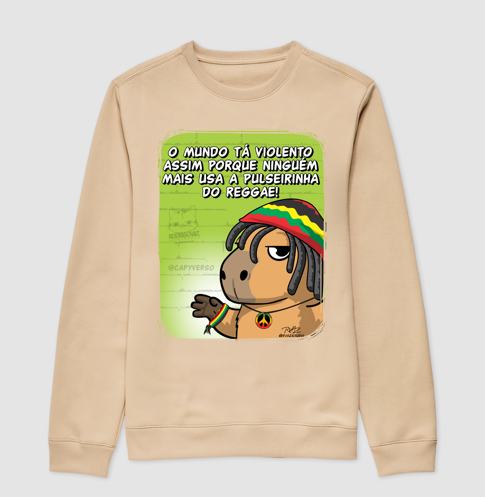Camiseta Capivara Reggae - Imagem 3