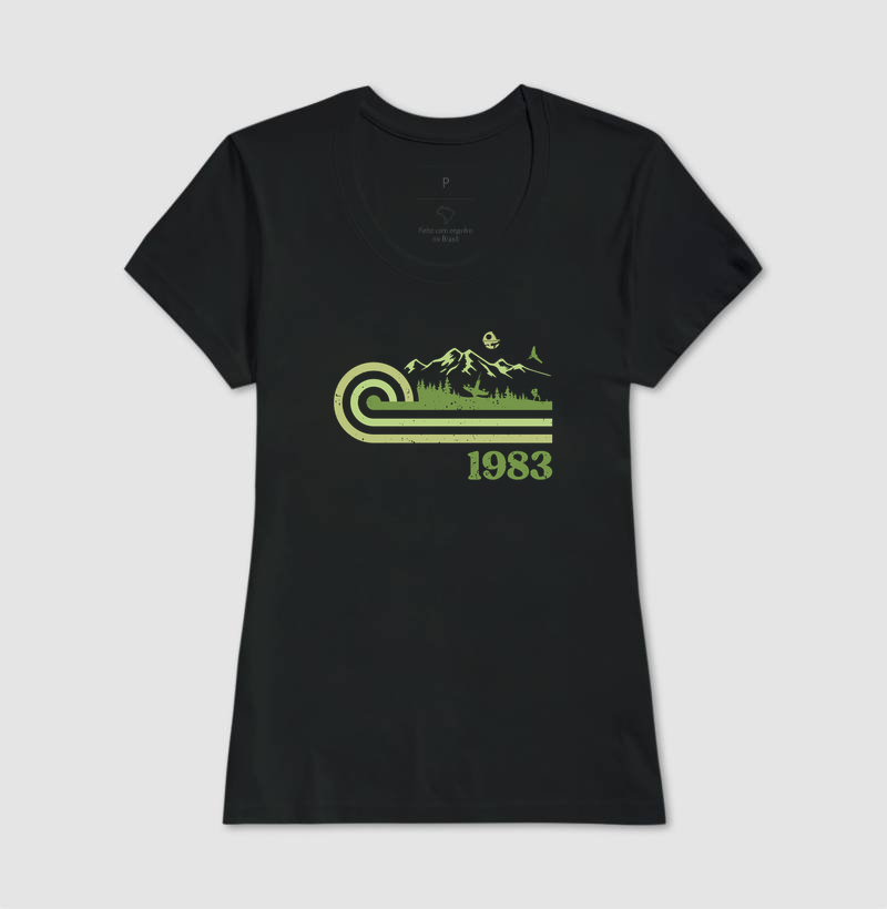 Camiseta Retro Vintage Forest Moon 1983 - Imagem 3