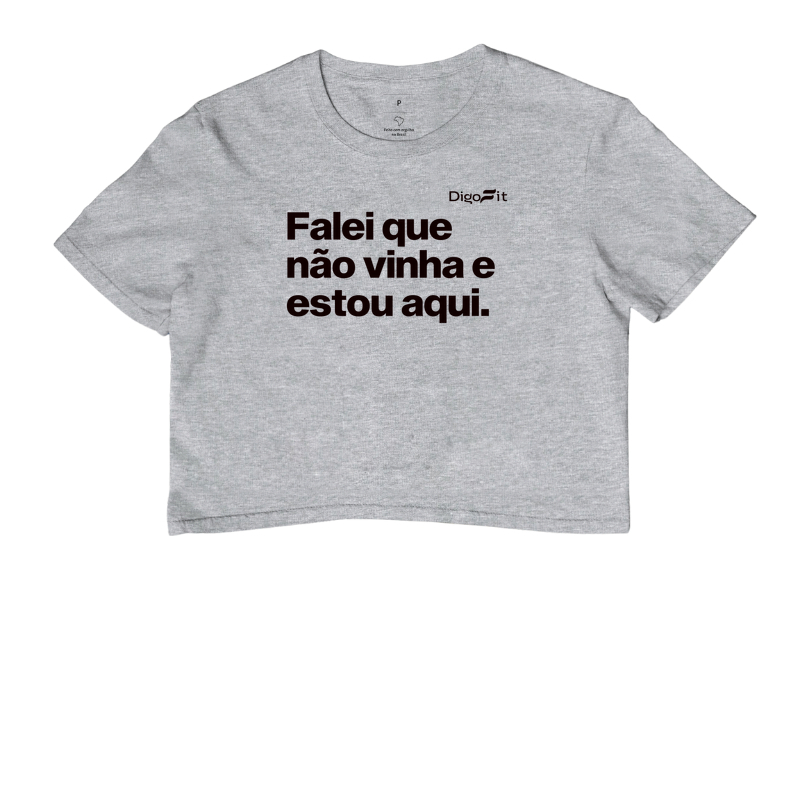 CROPPED ACADEMIA FALEI QUE NÃO VINHA E ESTOU AQUI - Imagem 6