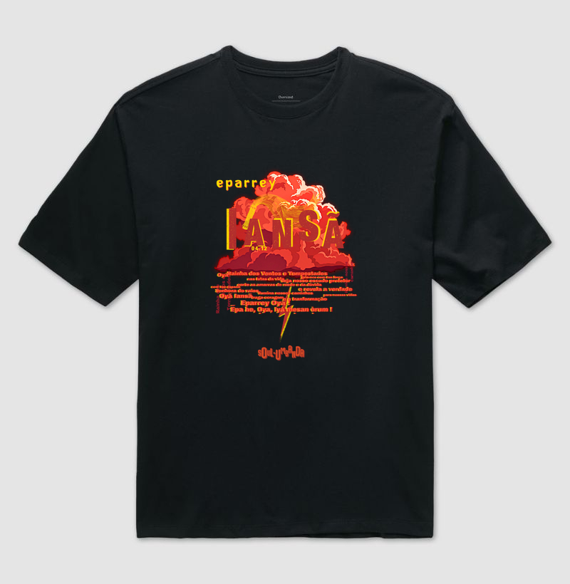 oversized IANSÃ oração unissex - Imagem 4