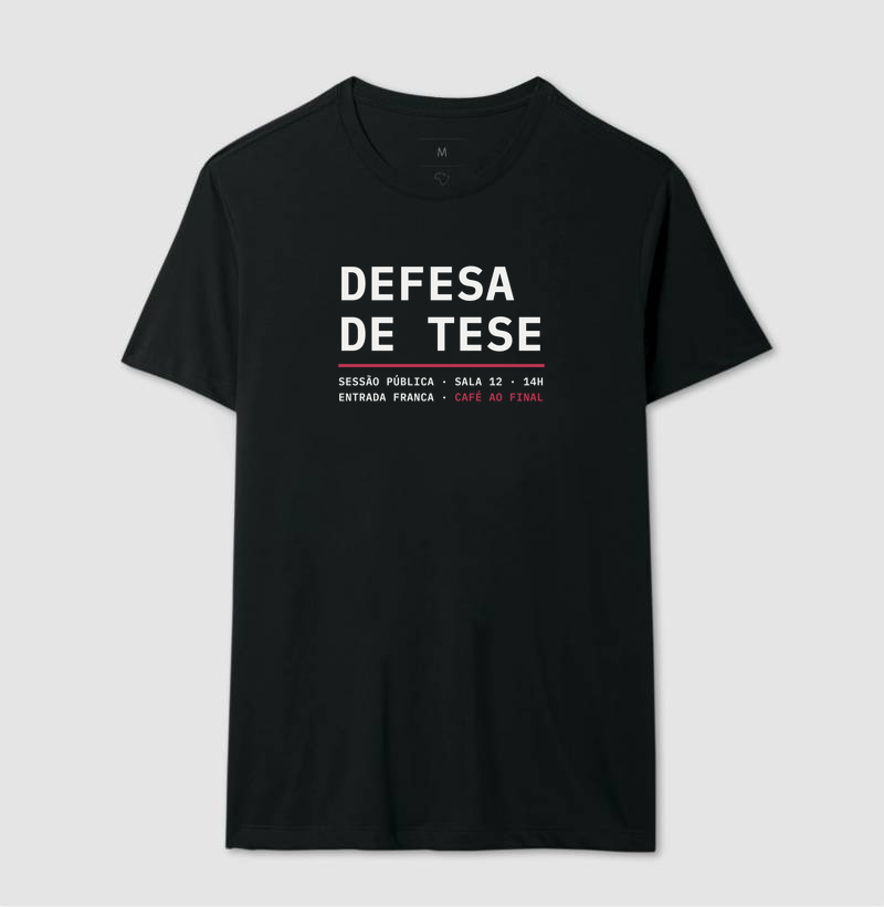 Camiseta Masculina Defesa de Tese - Imagem 4