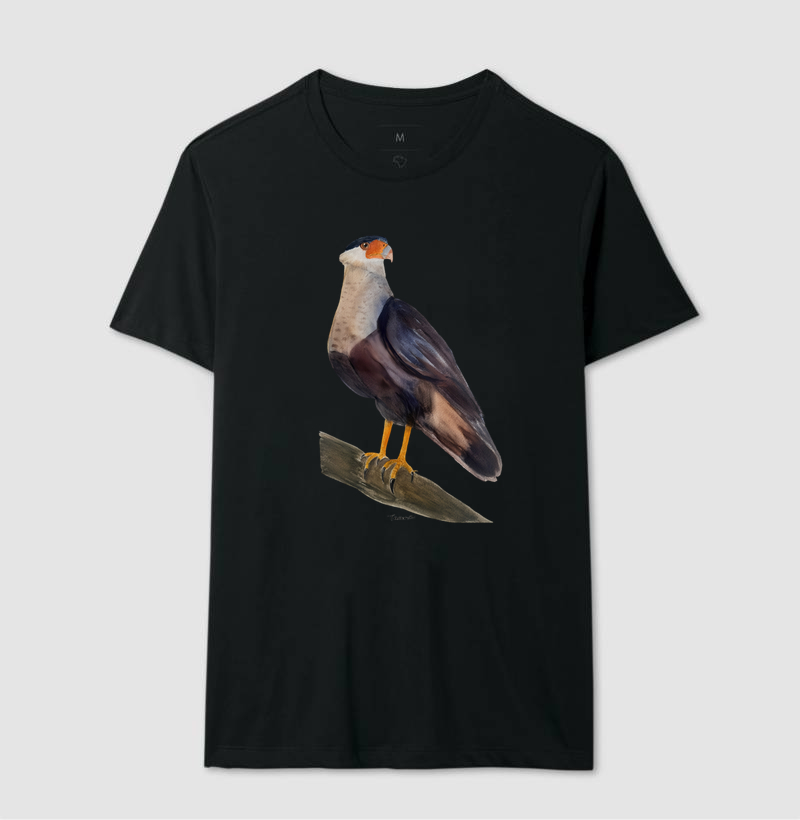 Camiseta Carcará – Aves do Brasil - Imagem 3