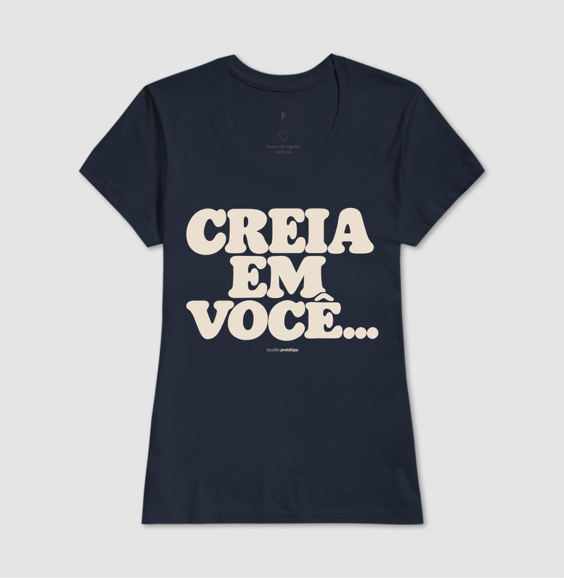Camiseta Creia em Você (estampa G) - Imagem 7