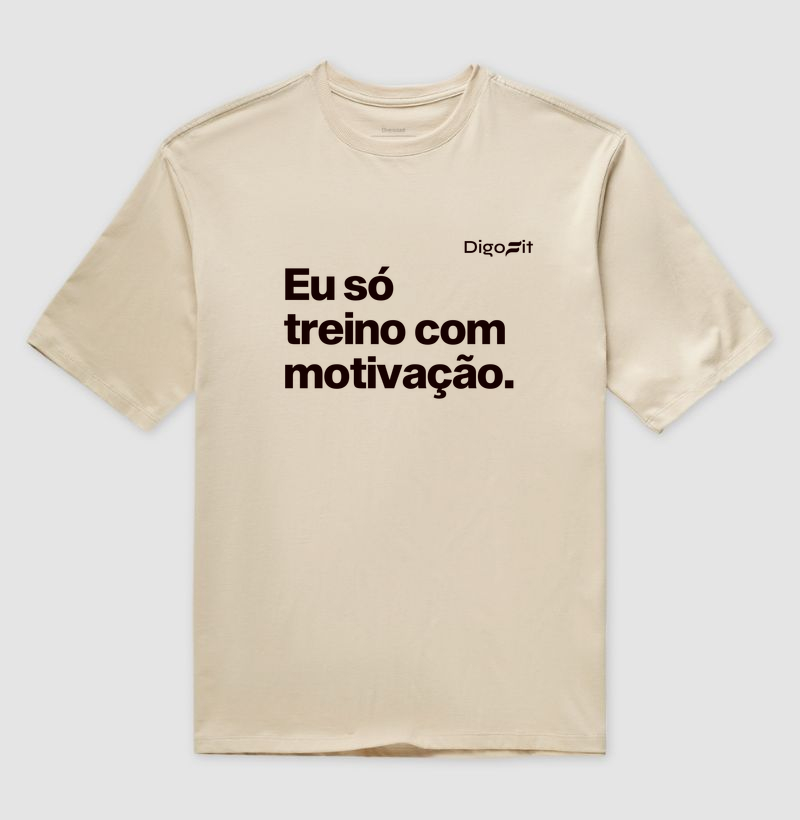 OVERSIZED ACADEMIA EU SÓ TREINO COM MOTIVAÇÃO - Imagem 3