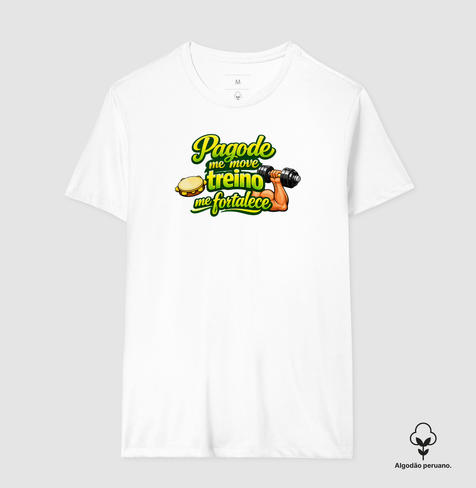 camiseta pagode me move, treino me fortalece - Imagem 6