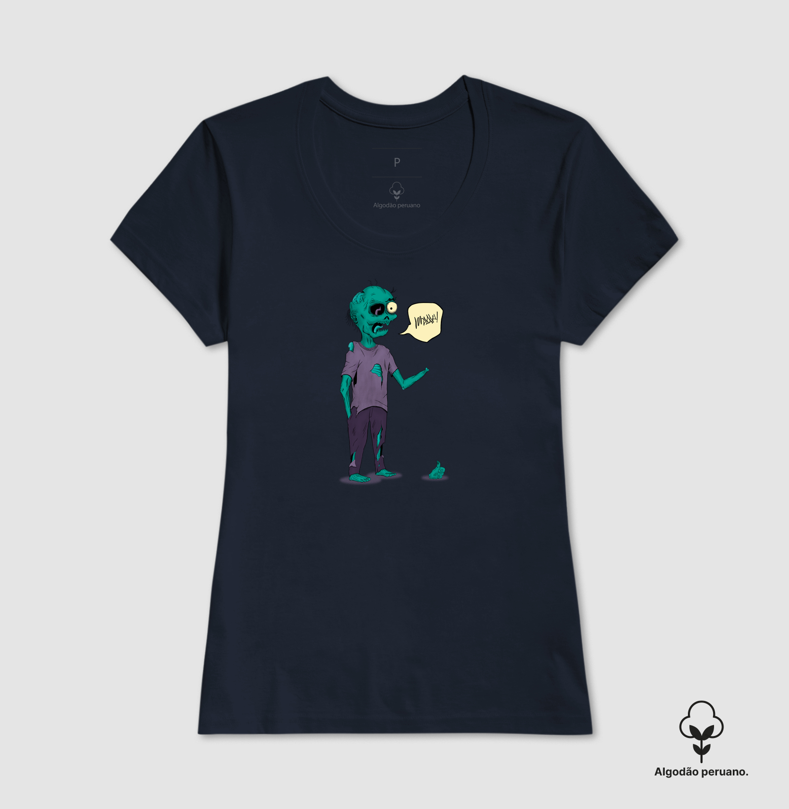 Camiseta Algodão Peruano Zumbi OK - Imagem 7