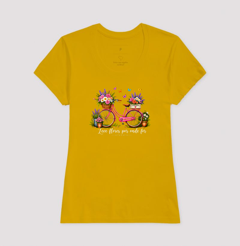 Camiseta Leve flores por onde for - Imagem 15