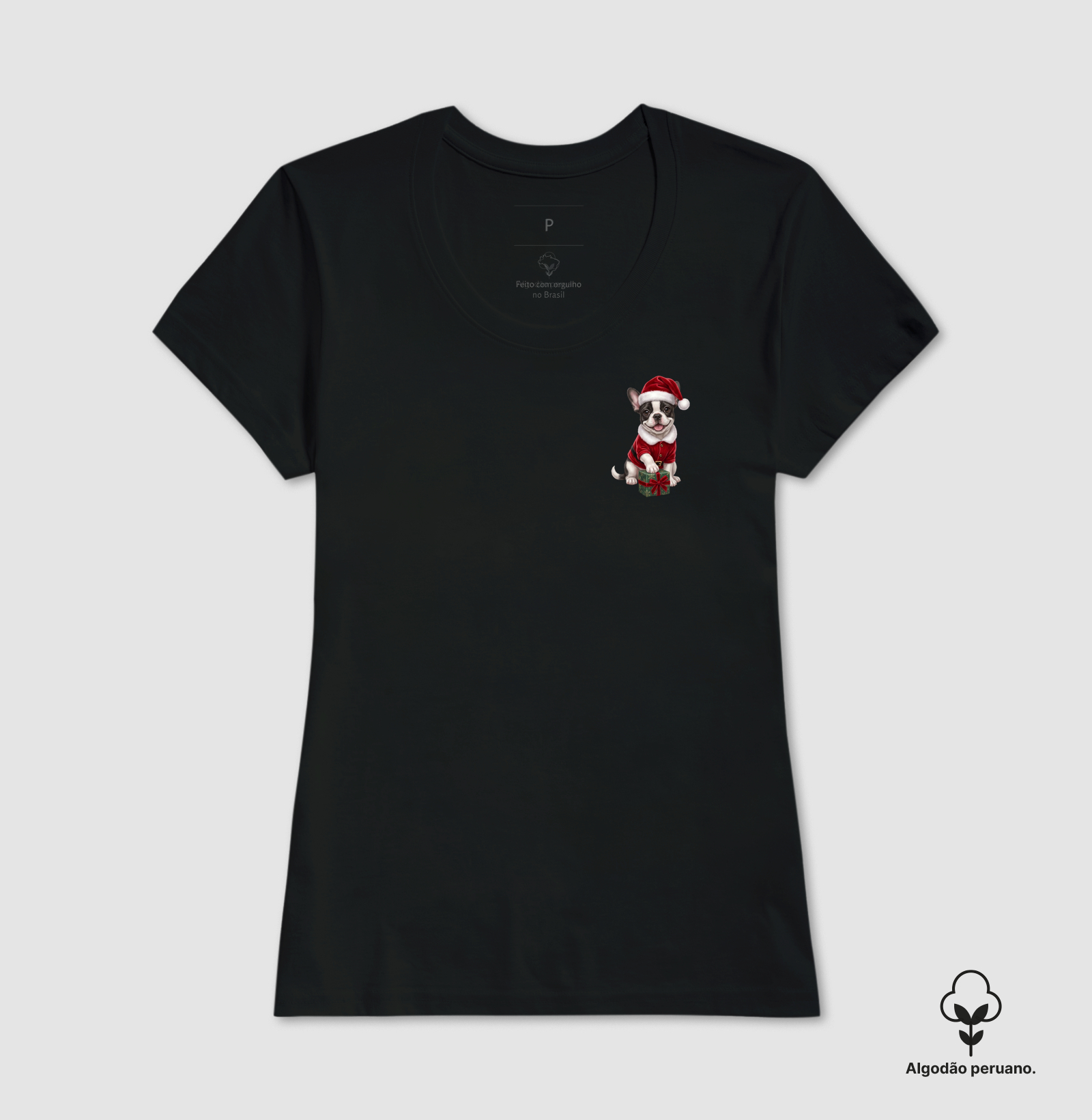 Bulldog (Buldogue) Francês Preto e Branco - Natal - Imagem 5