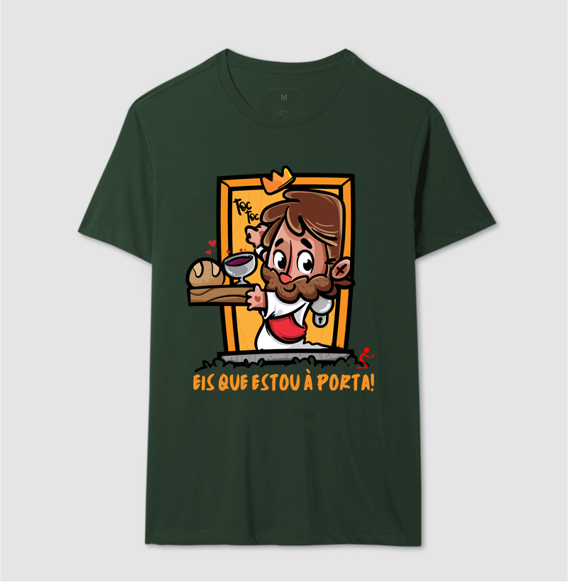 Camiseta Cristã Jesus Está à Porta - Imagem 12