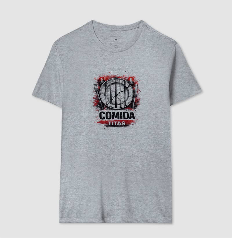 Camiseta Comida - Titãs. Coleção Música. Masculina e Feminina. Algodão Peruano. - Imagem 8