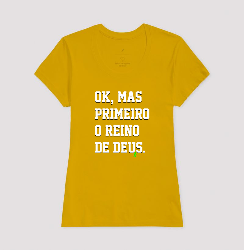 Camiseta Cristã Primeiro o Reino de Deus - Imagem 15