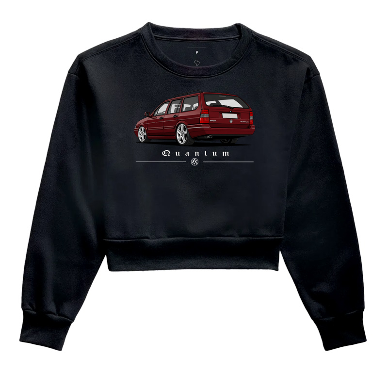 Moletom cropped feminino Santana Quantum - Imagem 5