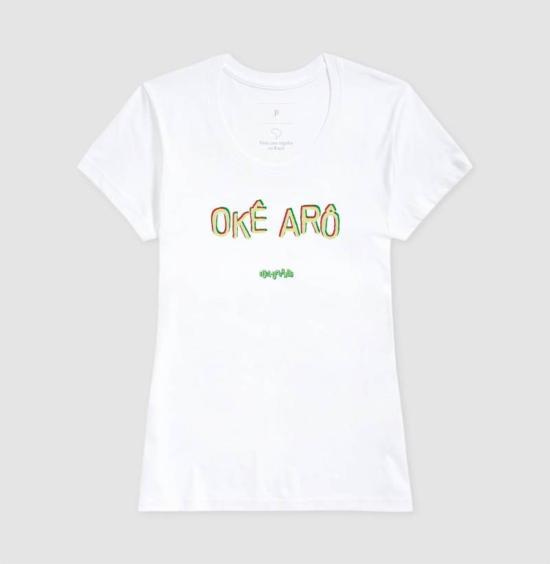 camiseta OXÓSSI saudação feminina - Imagem 2