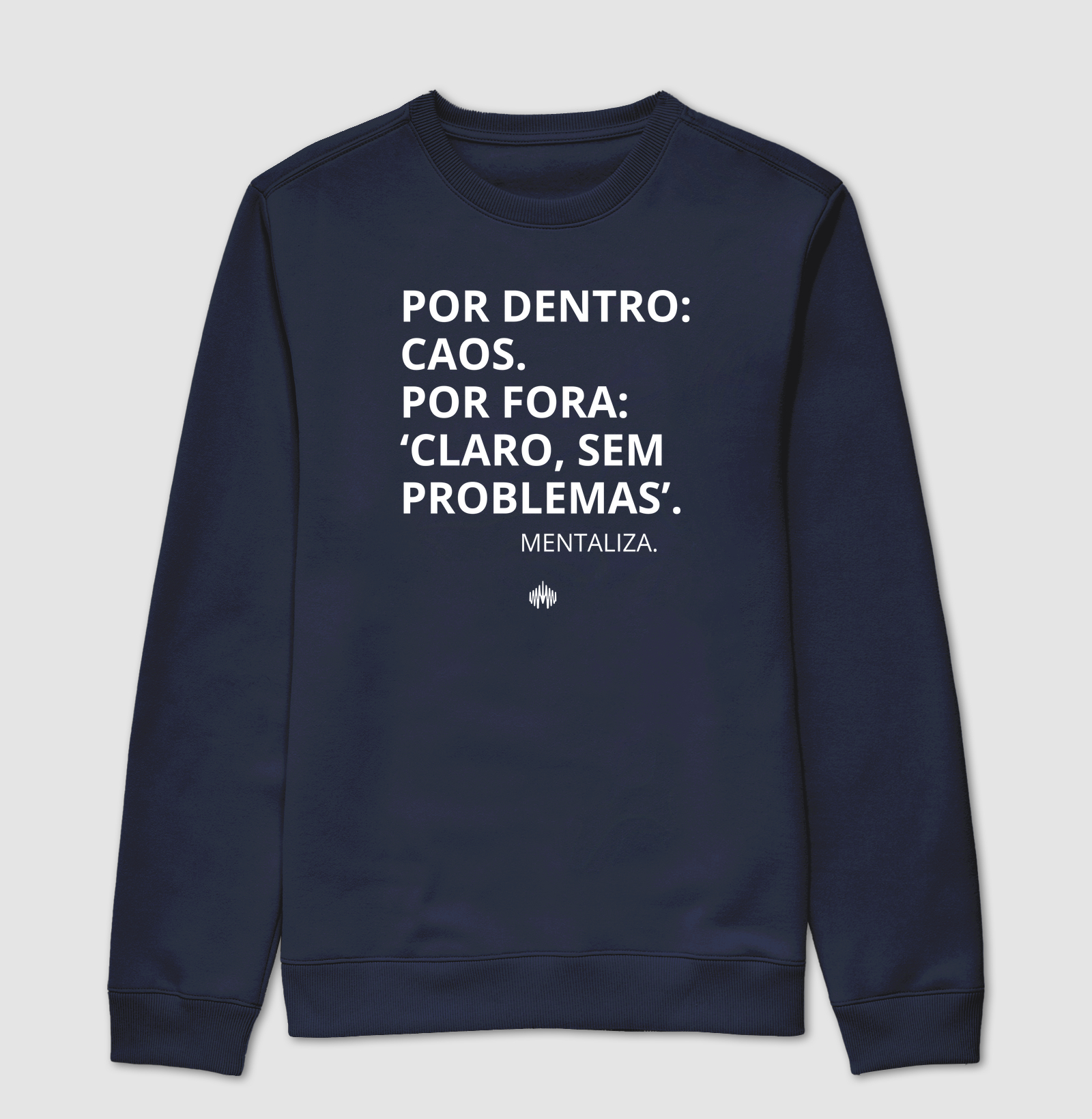 Por dentro: caos. Por fora: 'claro, sem problemas'.