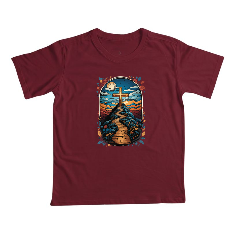 Camiseta Infantil Caminho da Cruz - Imagem 7