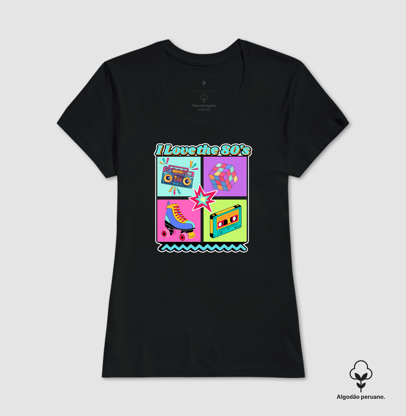 Camiseta retro Cubo Mágico - Imagem 2