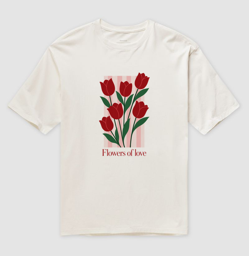 Camiseta Flowers of love - Imagem 4