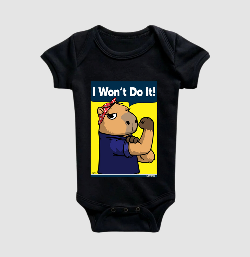 Camiseta Capivara I won’t do it! - Imagem 2