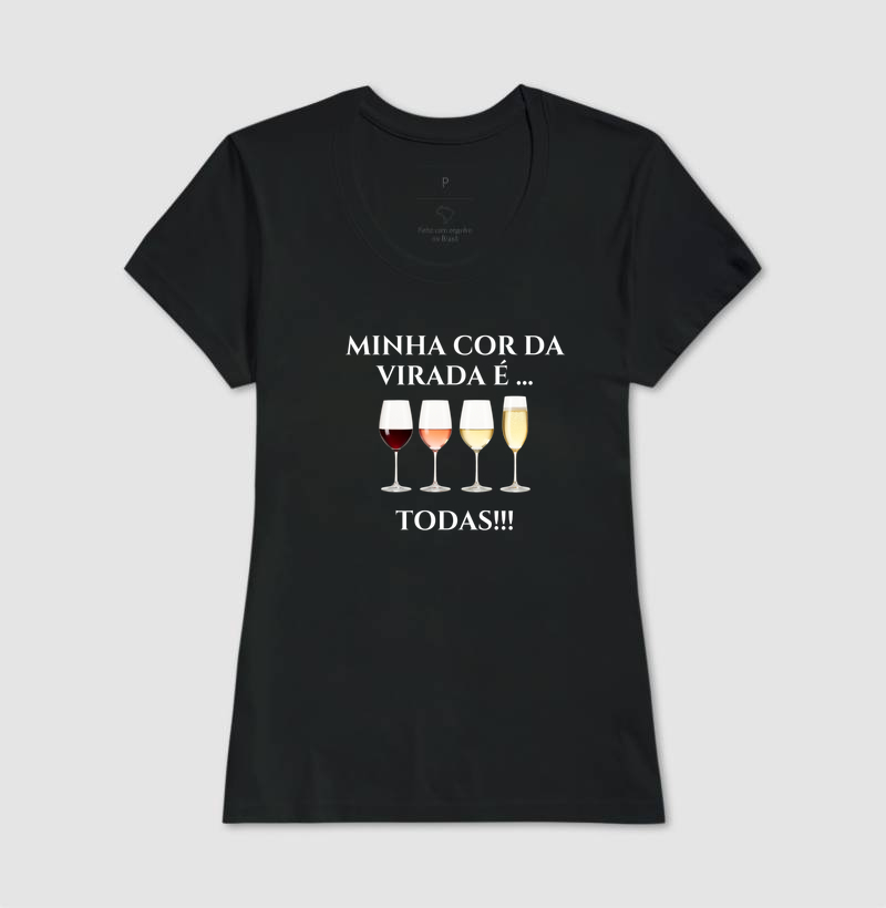  Camiseta Minha Cor da Virada É - Imagem 3