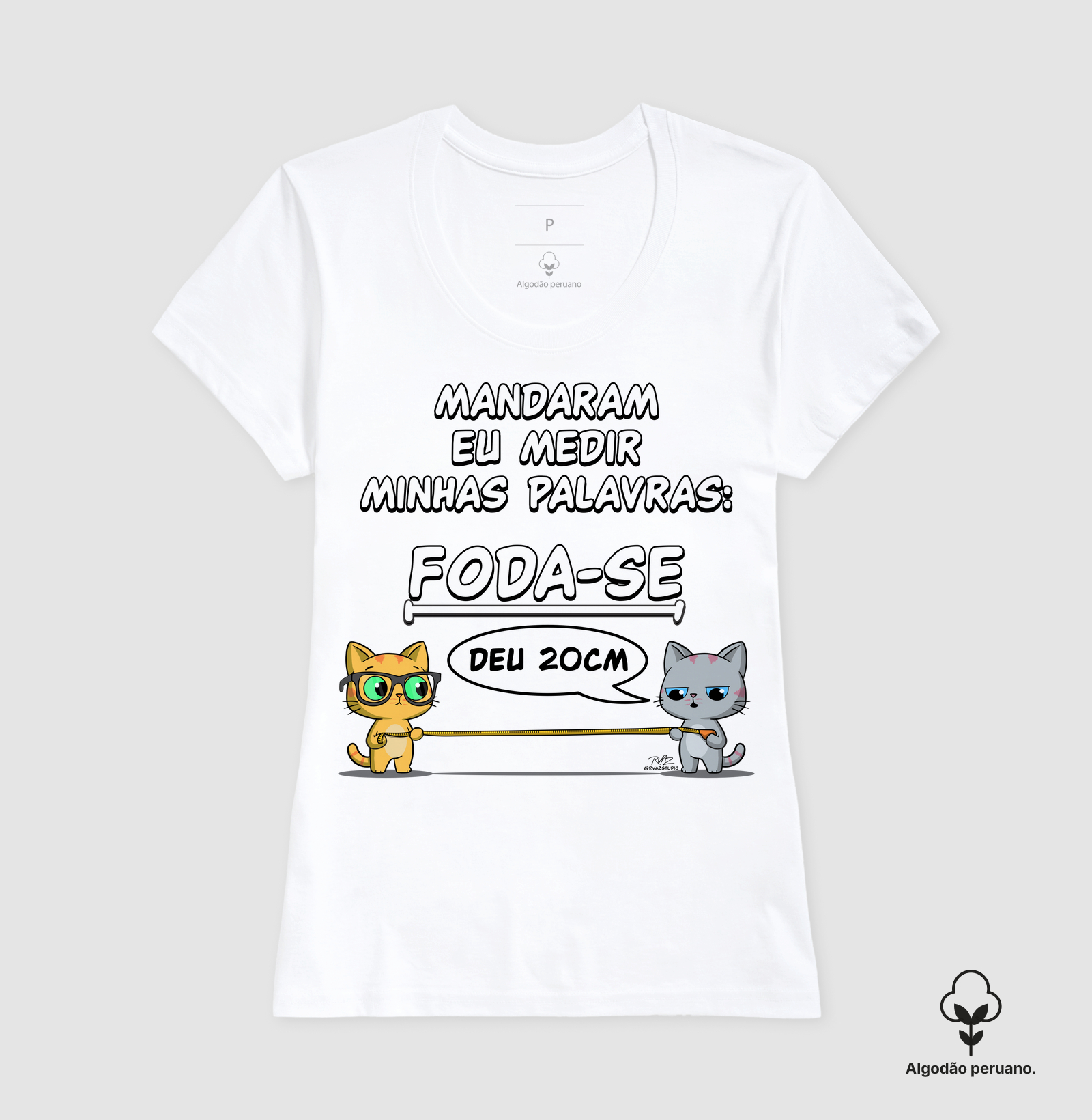 Camiseta Gato Sincero Medir Palavras - Imagem 7
