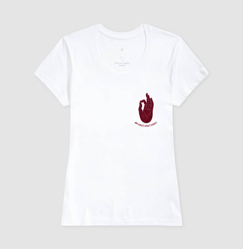 Camiseta - OM Shanti Shanti Shanti - Imagem 6