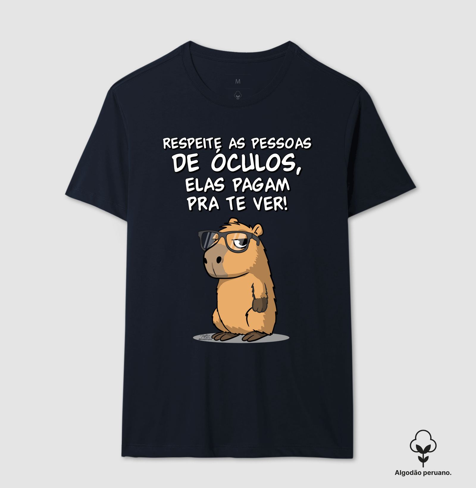 Camiseta Capivara Óculos - Imagem 7