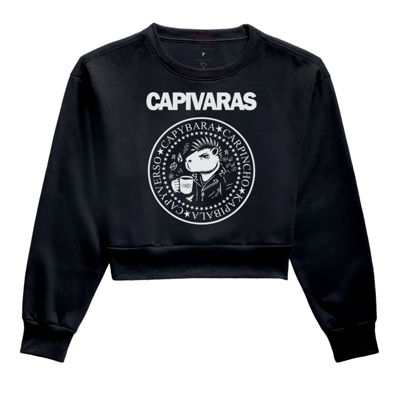 Camiseta Capivara Punk Rock - Imagem 2