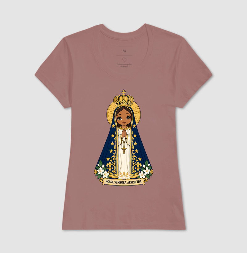 Nossa Senhora Aparecida estilo chibi - Imagem 13
