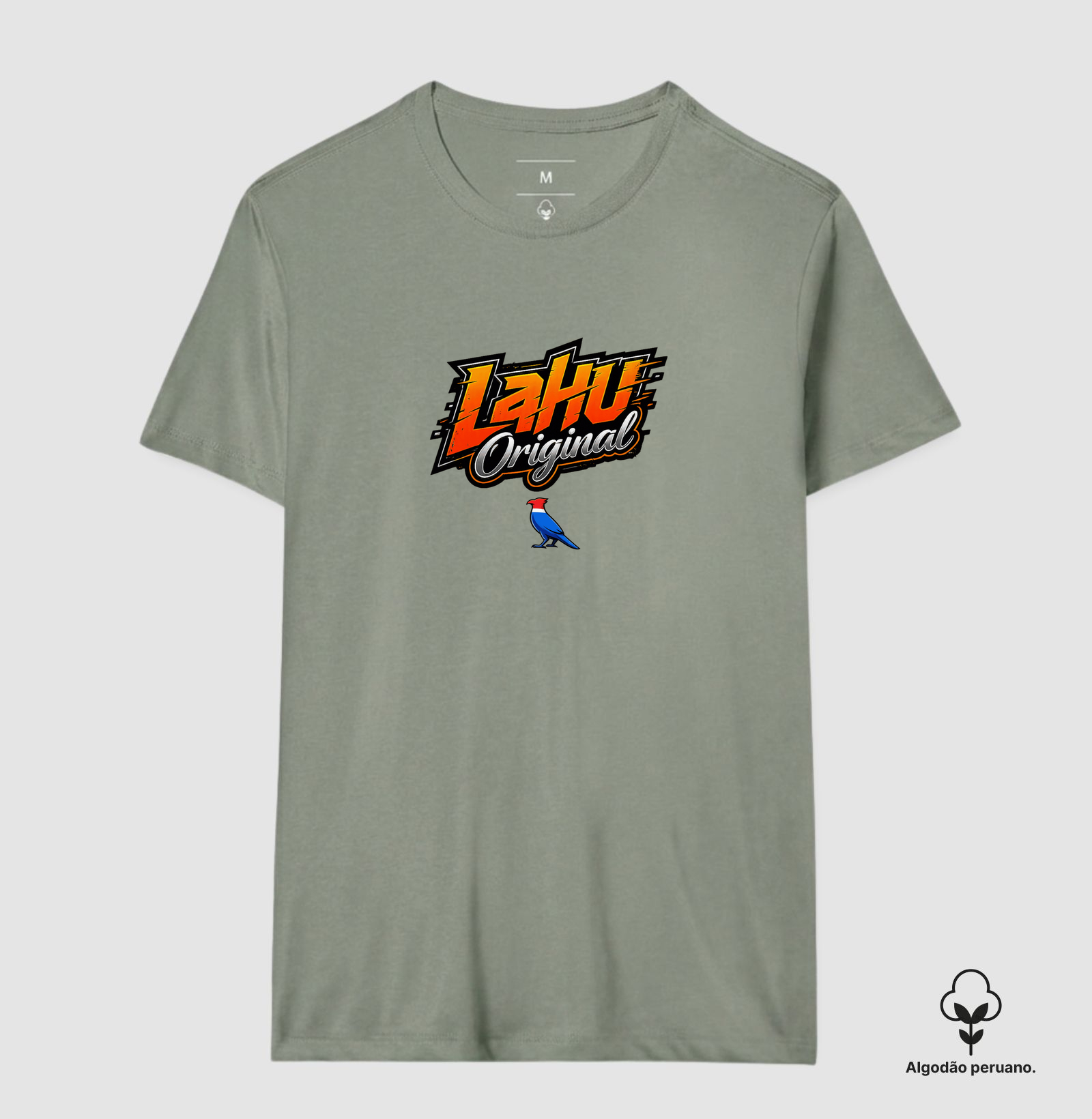  estilo moderno, minimalista e cheio de personalidade. Confeccionada em tecido leve e confortável, é perfeita para quem gosta de unir moda e autenticidade. A estampa Lahu dá aquele toque urbano e descolado, ideal para compor looks casuais e destacar sua identidade." - Imagem 4