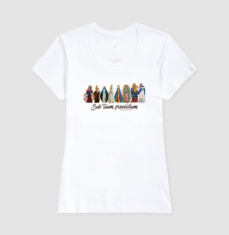 Camiseta Nossa Senhora "Sob a Vossa Proteção" - Imagem 5