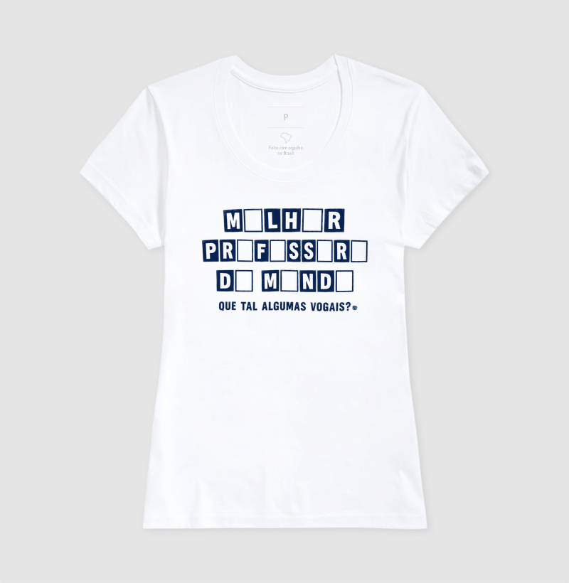 Camiseta | Charada vogais - Imagem 5