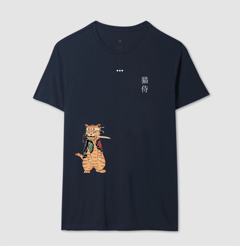 Camiseta Neko Samurai - Imagem 6