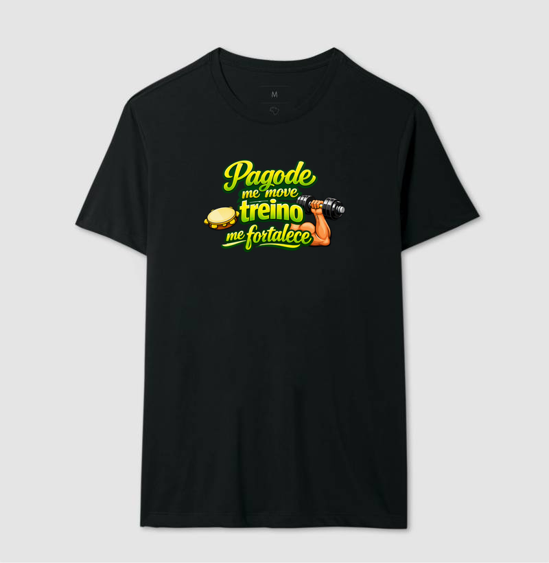 camiseta pagode me move, treino me fortalece - Imagem 2