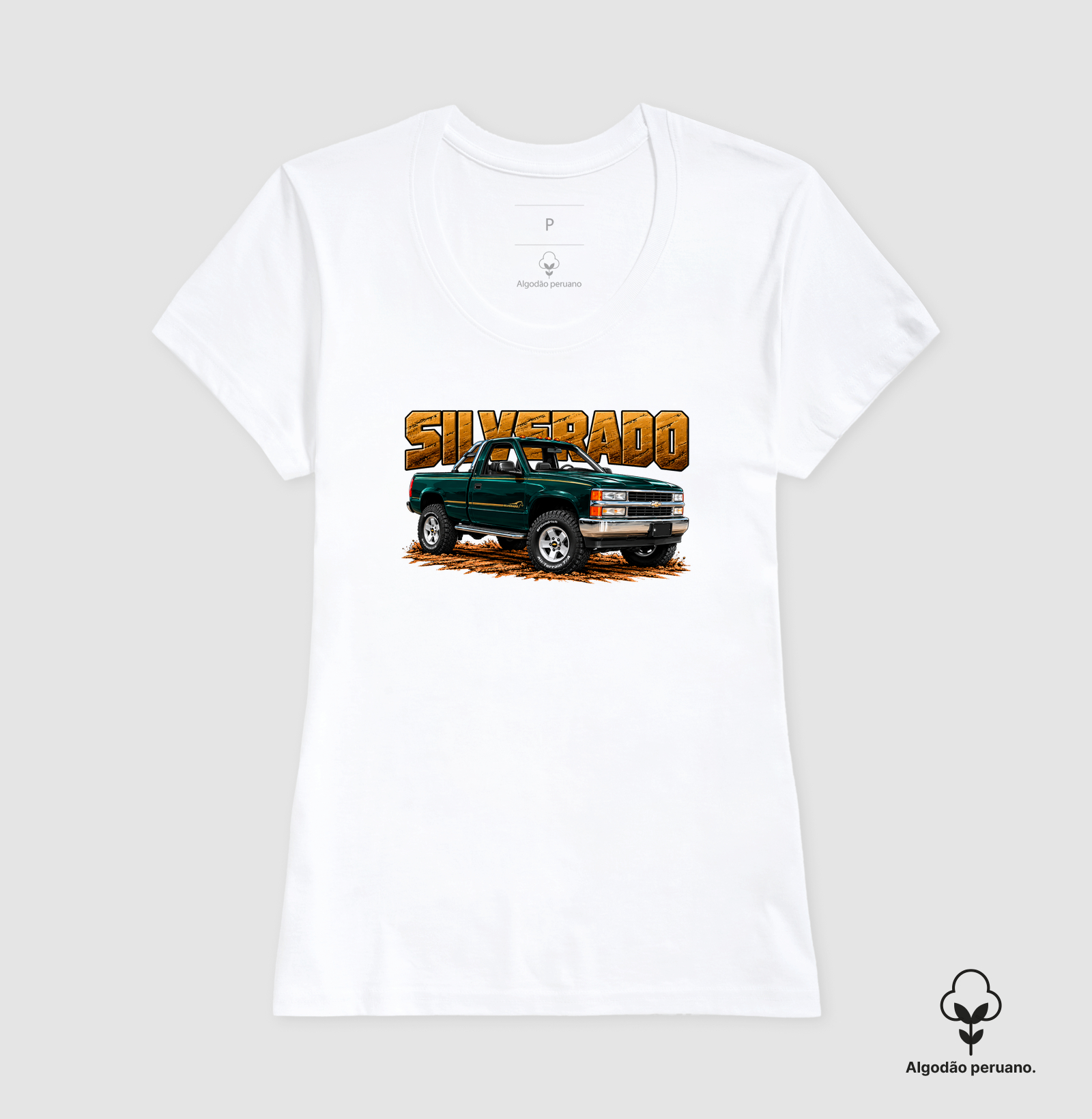 Camiseta em algodão peruano Silverado - Imagem 8