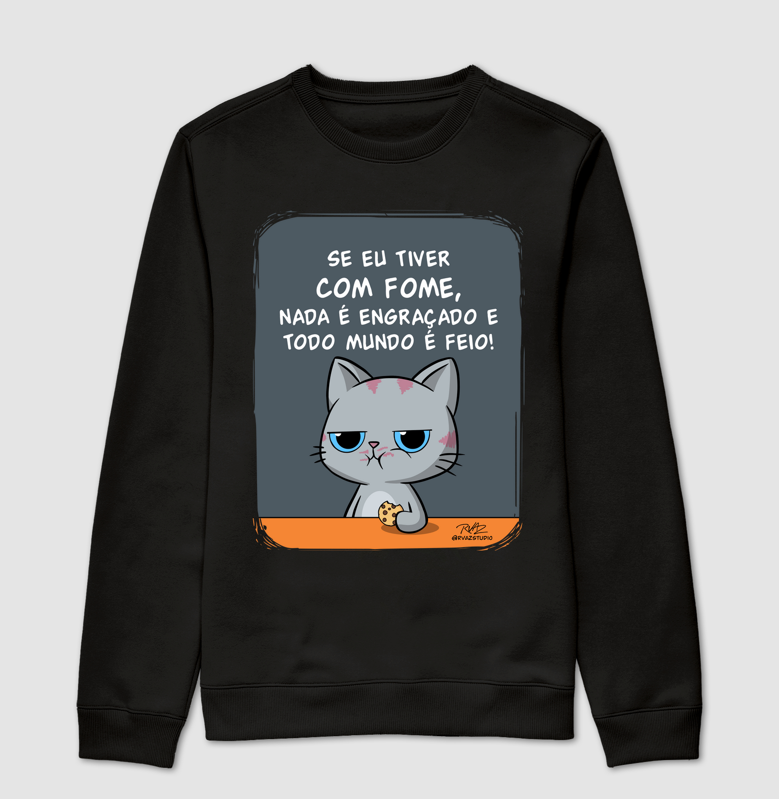 Camiseta Gato Sincero Fome - Imagem 4